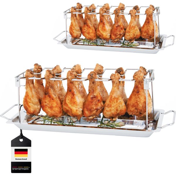 Supporto Per Cosce Di Pollo Bremermann Per 12 Cosce O Ali Di Pollo, Set Da 2-image