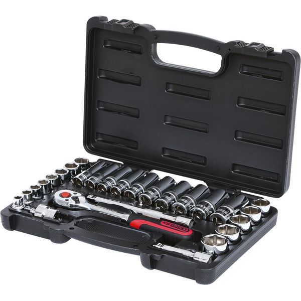 Ks Tools 3/8" Chromeplus Set Di Chiavi A Bussola 27 Pezzi - 918.0627"-image