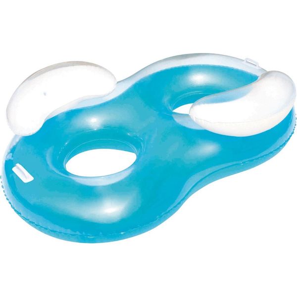 Bestway Sedia Gonfiabile Doppia Ad Acqua Doppio Anello 188 X 117 Cm-image