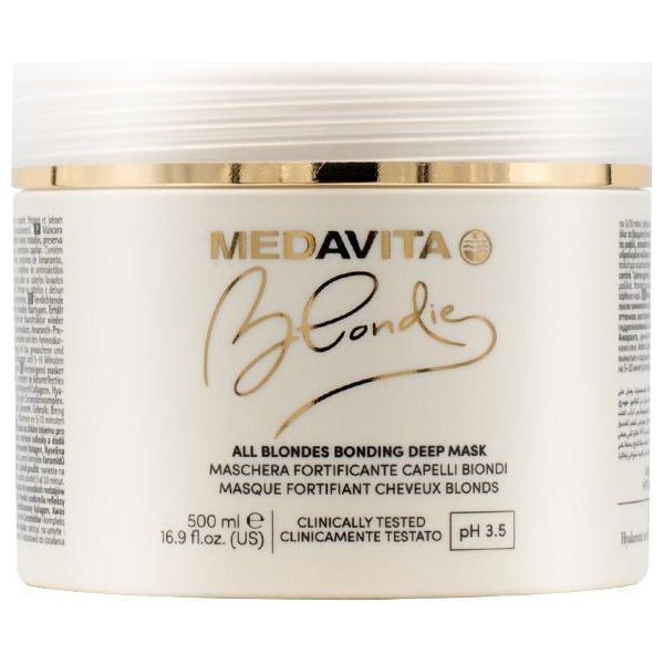 Medavita Blondie All Blondes Bonding Deep Mask 500Ml - Maschera Rimpolpante-image