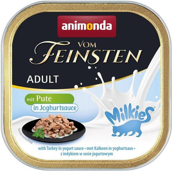 Animonda Vom Feinsten Adult Con Tacchino In Salsa Di Yogurt 100Gx32-image
