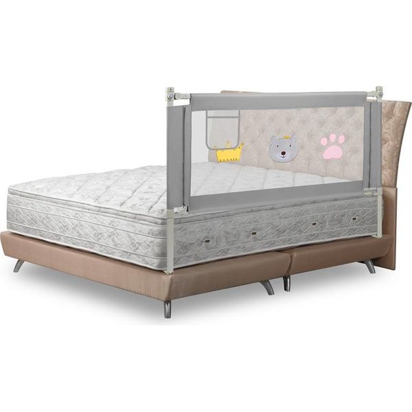 Jopassy Spondina Letto Lettino Spondina Di Sicurezza 200Cm Protezione Anticaduta, Spondina Letto Di Sicurezza Regolabile In Altezza, Spondina Letto Pieghevole Modello Grazioso-image