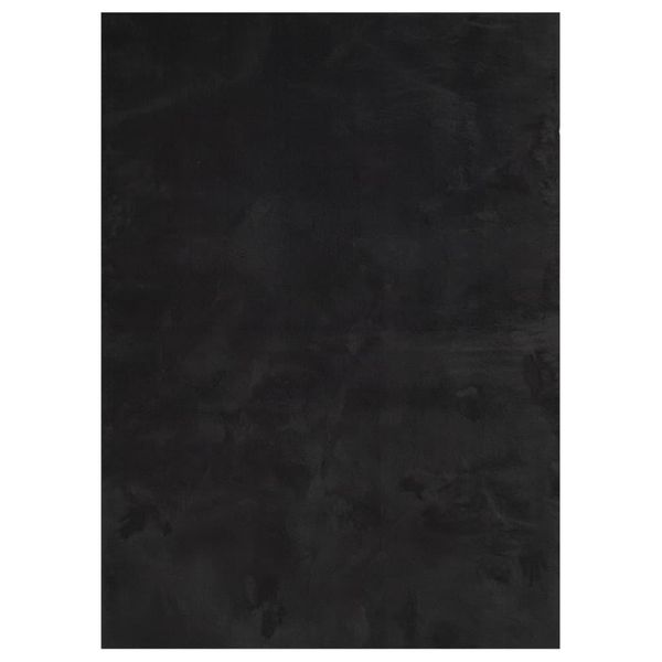 Vidaxl Tappeto Huarte A Pelo Corto Morbido E Lavabile Nero 160X230 Cm-image