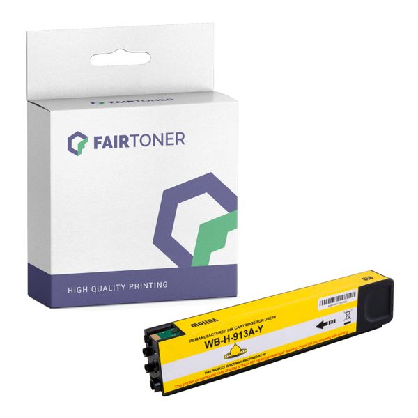 Kompatibel FüR Hp Pagewide Pro 477 Dwt (F6T79AE / 913A) Druckerpatrone Gelb-image