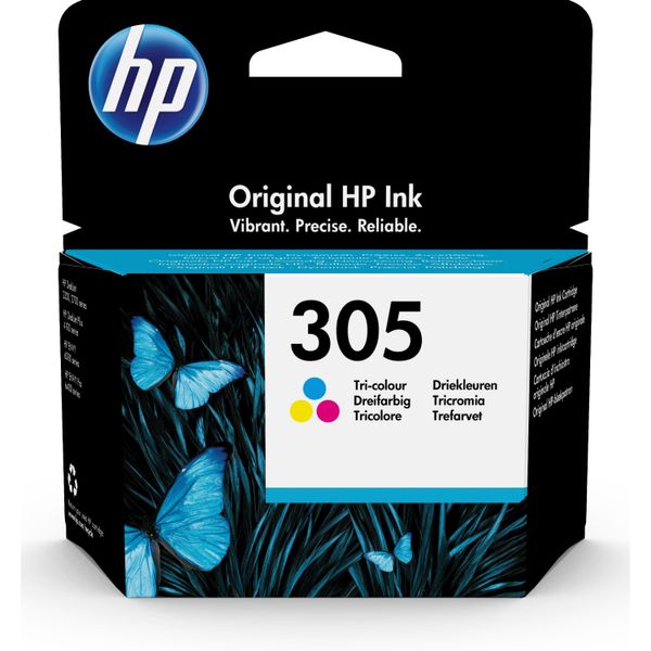 Original Hp Envy 6055 (3YM60AE / 305) Druckerpatrone Color (Cyan,Magenta,Gelb)-image