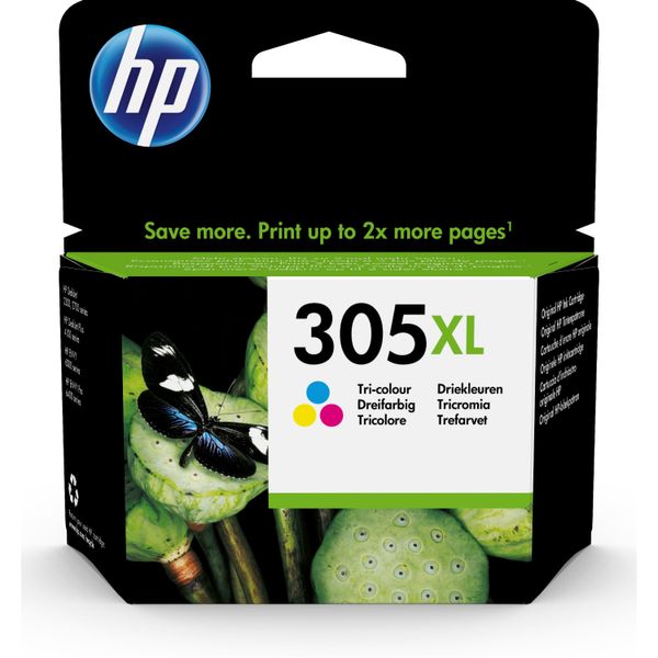 Original Hp Envy 6020 E (3YM63AE / 305XL) Druckerpatrone Color (Cyan,Magenta,Gelb)-image