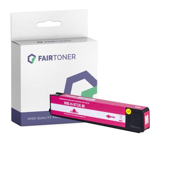 Kompatibel FüR Hp Pagewide Pro 452 Dw (F6T82AE / 973X) Druckerpatrone Magenta-image