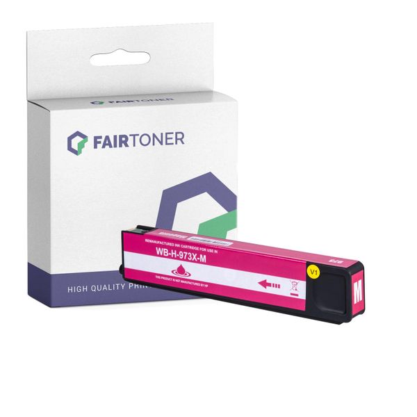 Kompatibel FüR Hp Pagewide Pro 452 Dn (F6T82AE / 973X) Druckerpatrone Magenta-image