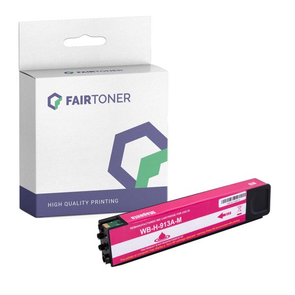 Kompatibel FüR Hp Pagewide Mfp 377 Dw (F6T78AE / 913A) Druckerpatrone Magenta-image