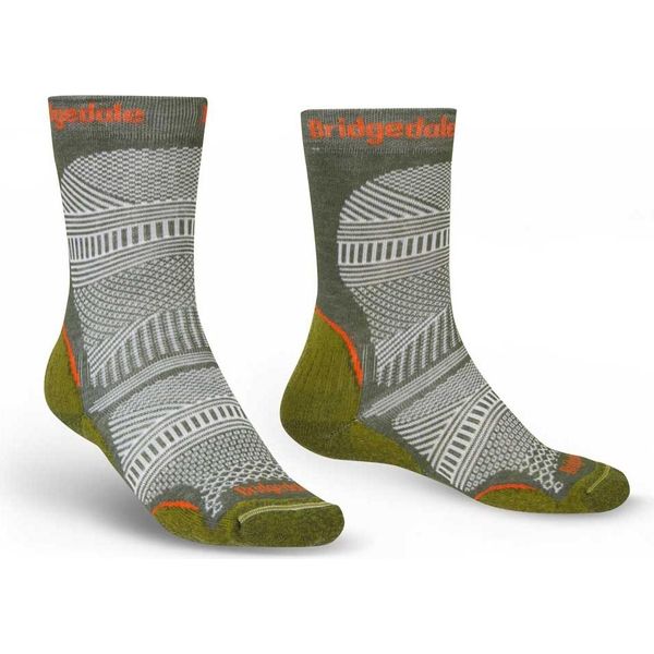 Bridgedale Ultralight T2 Coolmax (Fibre Di Poliestere)® Performance Boot Socks Verde Eu 44-47 Uomo Verde Eu 44-47-image