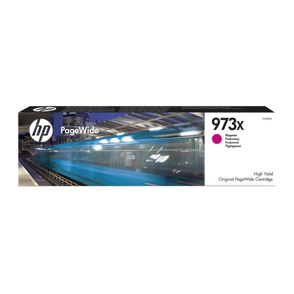 Original Hp Pagewide Pro 450 Series (F6T82AE / 973X) Druckerpatrone Magenta-image