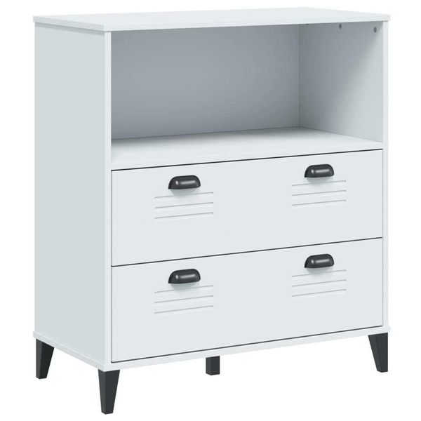 Vidaxl Libreria Viken Bianco 80X40X90 Cm Materiale A Base Di Legno-image
