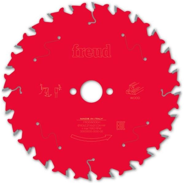 Lama Per Sega Circolare Freud Hm A Batteria - 160 X 2,2/1,6 X 20 Z24 Wz-image
