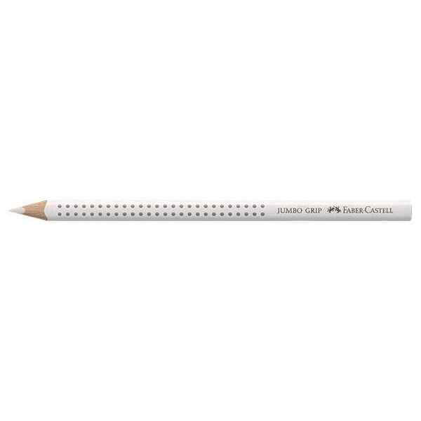 Faber-Castell 110901 FABER-CASTELL Buntstift Jumbo Grip Weiß 12Er-image