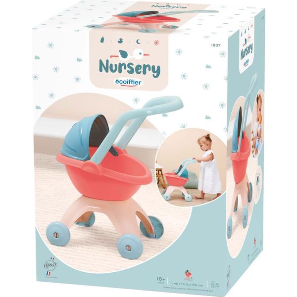 Carrozzina Per Bambole Ecoiffier Pastel - Giocattolo Per Bambini - Multicolore-image