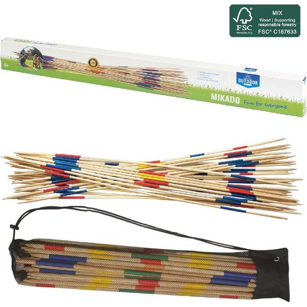 Gioco Outdoor Play Mikado 90Cm In Bambù Con Borsa Di Trasporto-image