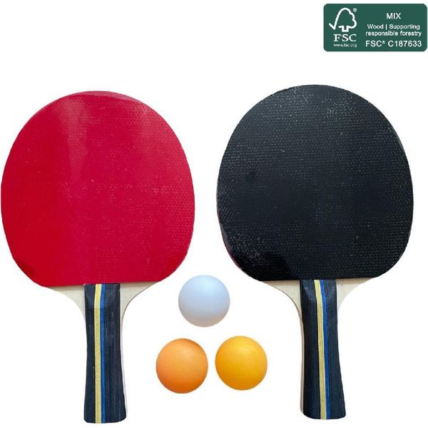 Set Da Ping Pong Sportx - 5 Stelle- Palline Incluse - Giocattolo-image