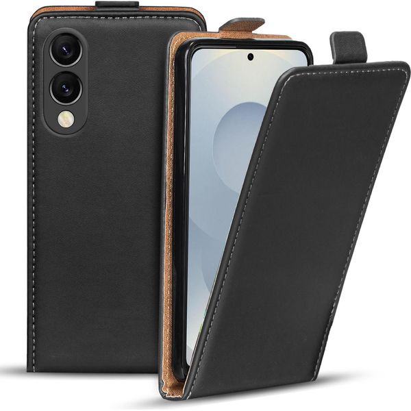 Custodia Flip Per Samsung Galaxy S25 Edge Custodia Flip Cover Classica Custodia Protettiva Per Telefono Cellulare-image