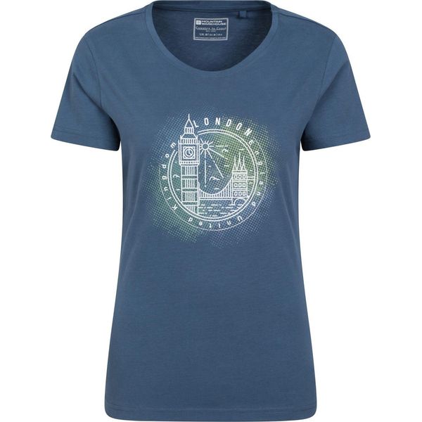 Mountain Warehouse - Maglietta "London"" Da Donna A Manica Corta MW4477 (46 It) (Navy)"-image