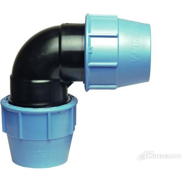 Plastica Alfa | Gomito In Pe 90° - DN80 - Resistente Alla Corrosione - Alta Flessibilità - Leggero-image
