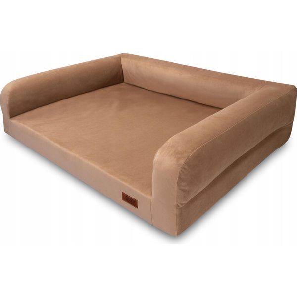 Letto Ortopedico Per Cani, Divano In Velluto, Huggy Doggy L-image