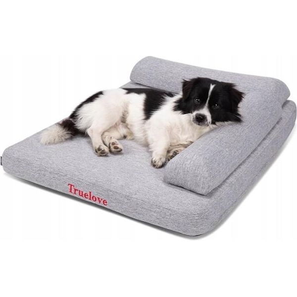 Truelove Divano Letto Per Cani Grigio Chiaro L-image