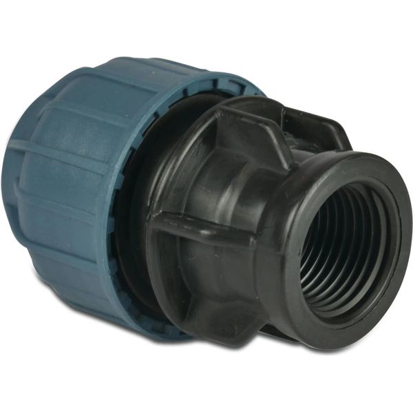 Jason Pp Adattatore 25 Mm X 1" Gw, 10 Bar, Nero-Blu"-image
