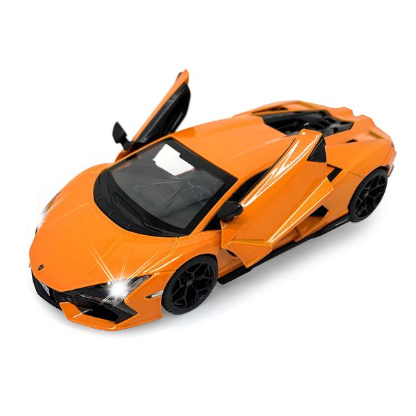 Jamara Lamborghini Revuelto Diecast 1:32 Arancione Incl. Pile A Bottone-image