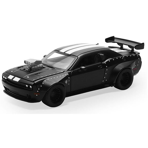 Jamara Dodge Challenger Srt Jailbreak Diecast 1:36 Nero 2In1-image
