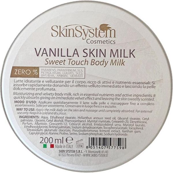 Skinsystem Sweet Touch Body Milk 200Ml - Latte Idratante Vellutante-image