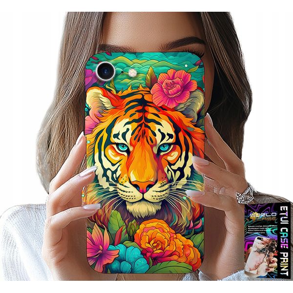 Custodia Per Iphone Se / Se2 - Motivi Animali Tigre Custodia Tigre-image