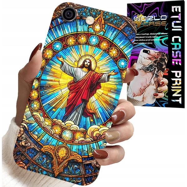 Custodia Per Iphone ( 6 Plus ) - Gesù Cristianesimo Religione + Vetro-image