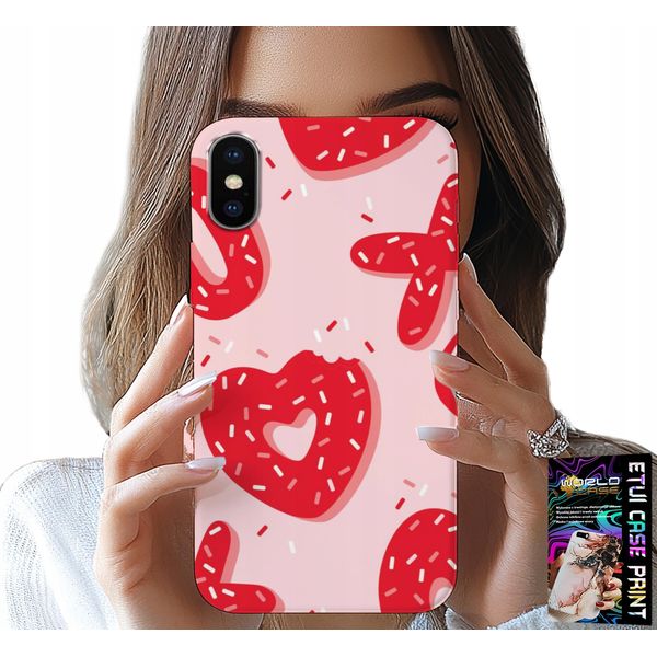 Custodia Per Iphone Xs Max - Design Femminile E Alla Moda Xoxo Heart + Glass-image