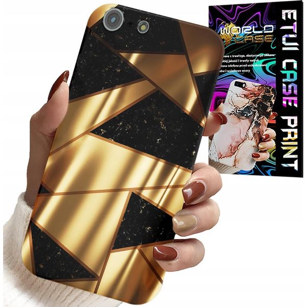 Custodia Per Iphone 5 / 5S / 5C - Oro Motivi Eleganti + Pellicola Idro-image