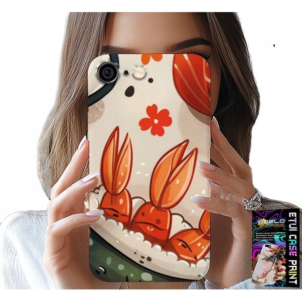 Custodia Per Iphone ( 6 Plus ) - Custodia Sushi Dolce E Sorridente-image