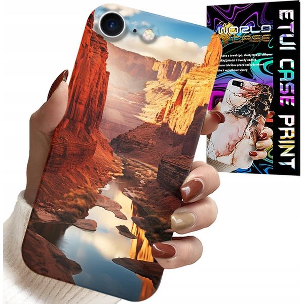 Custodia Per Iphone 7 / 8 / Se2 - Custodia Grand Canyon Desert Beautiful Design-image
