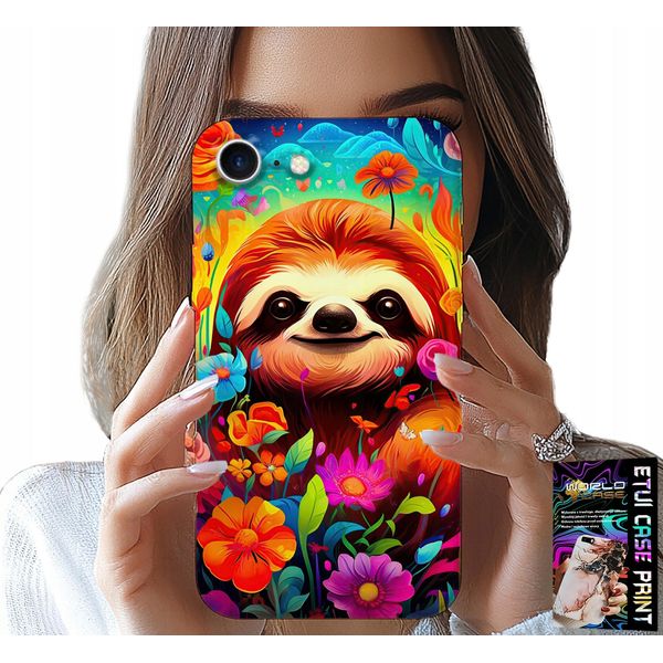 Custodia Per Iphone Se / Se2 - Motivi Di Animali Koala Colorati + Vetro-image