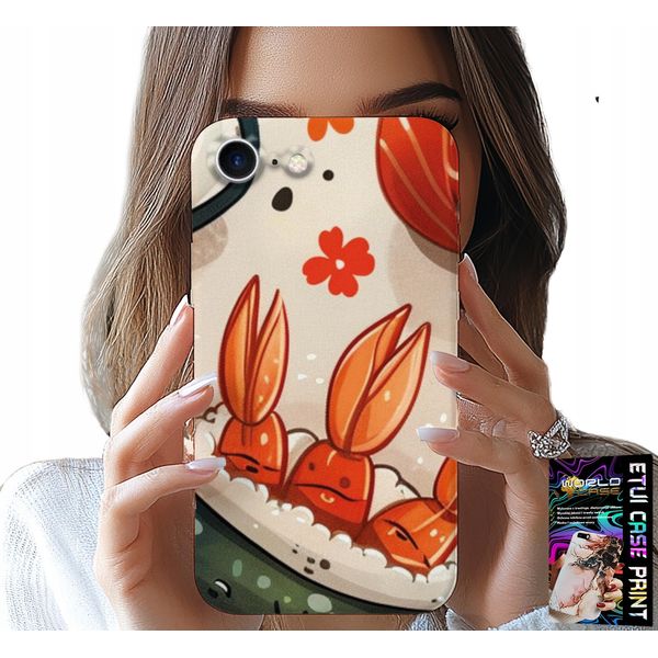 Custodia Per Iphone Se / Se2 - Custodia Per Sushi Dolce E Sorridente-image