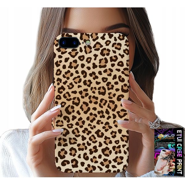 Custodia Per Iphone ( 7 Plus ) - Retro In Stampa Leopardata Modelli Da Donna Alla Moda-image