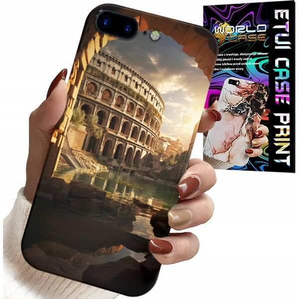 Custodia Per Iphone ( 7 Plus ) - Colosseo Romano Antichità Romana-image