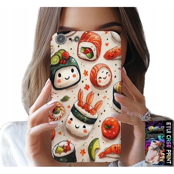 Custodia Per Iphone 5 / 5S / 5C - Custodia Per Sushi Dolce E Sorridente-image
