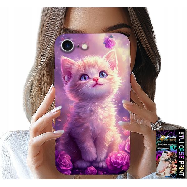 Custodia Per Iphone Se / Se2 - Simpatici Disegni Di Gattini, Gatti, Animali-image
