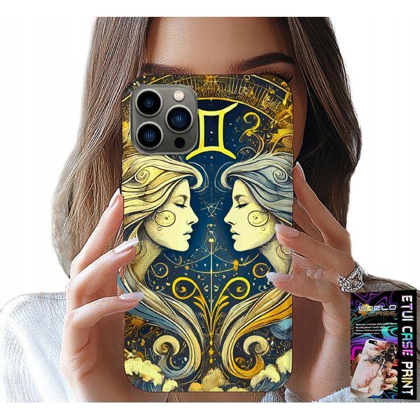 Custodia Per Iphone 13 Pro Max - Segno Zodiacale, Custodia Gemelli Astronomia-image
