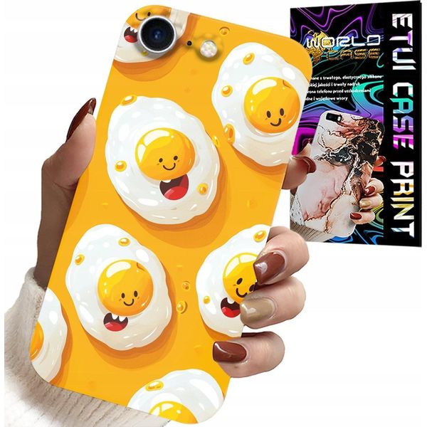 Custodia Per Iphone 7 / 8 / Se2 - Custodia Per Uovo Dolce Sorridente + Foglio Di Alluminio-image
