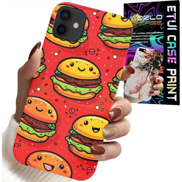 Custodia Per Iphone 13 Mini - Cover Hamburger Dolce E Sorridente-image
