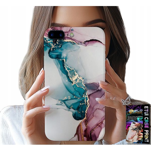 Custodia Per Iphone ( 7 Plus ) - Elegante Custodia Da Donna In Marmo Alla Moda-image