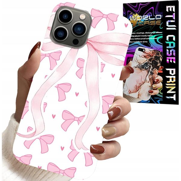 Custodia Per Iphone 13 Pro Max - Nastro Rosa Custodia Fashion Designs-image