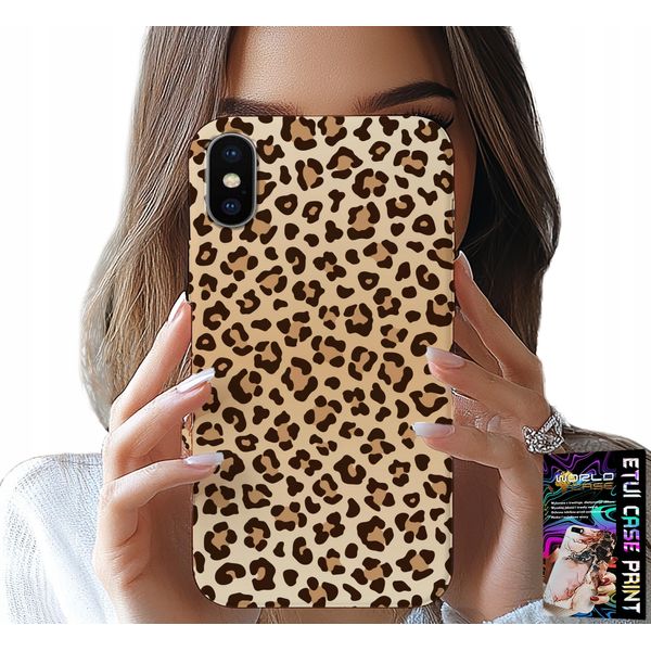 Custodia Per Iphone X / Xs - Retro In Stampa Leopardata Modelli Da Donna Alla Moda-image