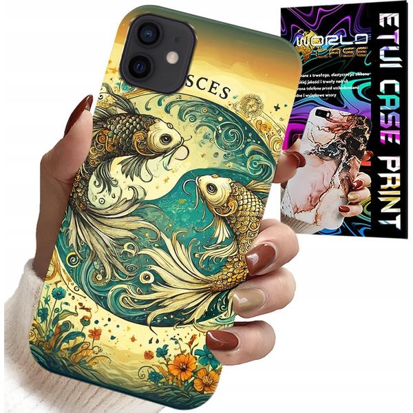 Custodia Per Iphone 11 - Segno Zodiacale, Astronomia Pesci + Lamina-image