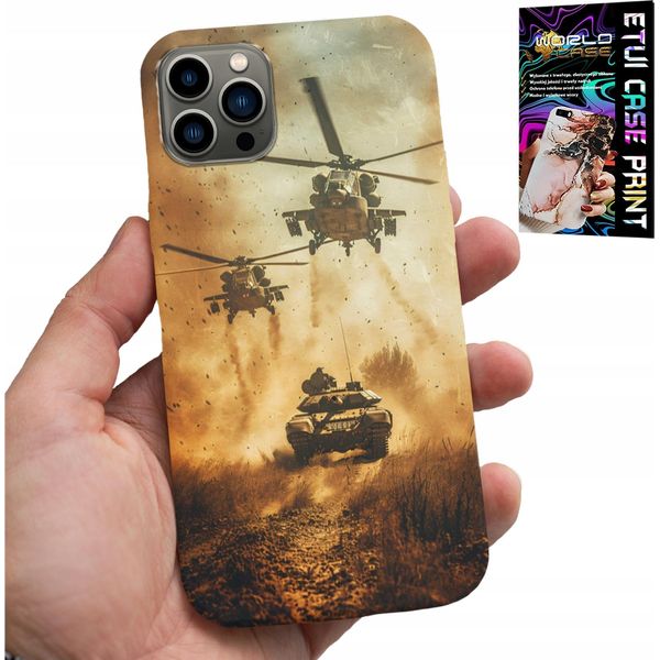 Custodia Per Iphone 13 Pro Max - Elicottero Serbatoio Militare Custodia Militare-image